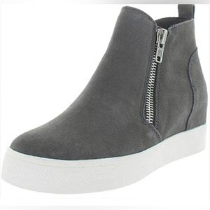 Steve Madden Zip Wedges - Grey